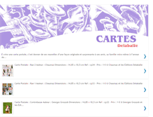 Tablet Screenshot of editionsdelaballe-cartespostales.blogspot.com