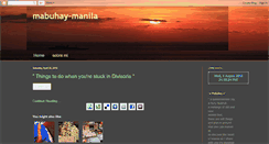 Desktop Screenshot of manila-hop.blogspot.com