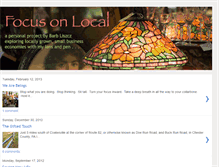 Tablet Screenshot of focusonlocal.blogspot.com