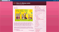 Desktop Screenshot of diaryofamakeupjunkie.blogspot.com