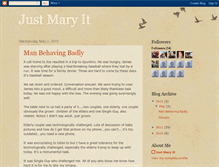 Tablet Screenshot of justmaryit.blogspot.com