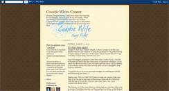 Desktop Screenshot of coastiewivescorner.blogspot.com