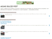 Tablet Screenshot of aguasdulcespost.blogspot.com