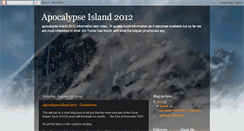 Desktop Screenshot of apocalypse-island-2012.blogspot.com