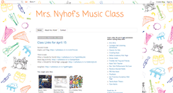 Desktop Screenshot of mrsnyhofmusic.blogspot.com