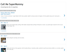 Tablet Screenshot of lifeofasupermom.blogspot.com