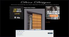 Desktop Screenshot of door-design-pictures.blogspot.com