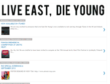 Tablet Screenshot of liveeastdieyoungthefilm.blogspot.com