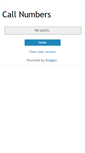 Mobile Screenshot of callnumbers.blogspot.com