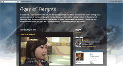 Desktop Screenshot of aerynth.blogspot.com