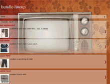 Tablet Screenshot of bundle-lineup.blogspot.com