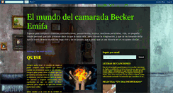 Desktop Screenshot of elmundodelcamaradabecker.blogspot.com