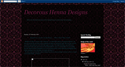 Desktop Screenshot of decoroushennadesigns.blogspot.com