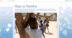 Desktop Screenshot of hopeinnamibia.blogspot.com