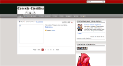 Desktop Screenshot of conexaocientifica.blogspot.com