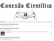 Tablet Screenshot of conexaocientifica.blogspot.com