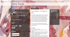 Desktop Screenshot of ebonytravels.blogspot.com