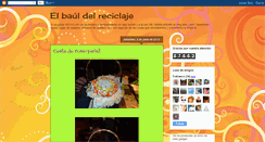 Desktop Screenshot of elbauldelreciclaje.blogspot.com