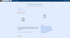 Desktop Screenshot of bucketgardener.blogspot.com