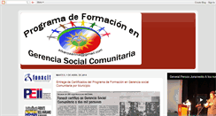 Desktop Screenshot of desarrollosocialcomunitario.blogspot.com