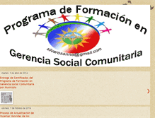 Tablet Screenshot of desarrollosocialcomunitario.blogspot.com