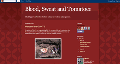 Desktop Screenshot of bloodsweatandtomatoes.blogspot.com