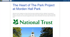 Desktop Screenshot of nationaltrust-mordenhallpark.blogspot.com