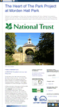 Mobile Screenshot of nationaltrust-mordenhallpark.blogspot.com