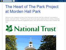 Tablet Screenshot of nationaltrust-mordenhallpark.blogspot.com