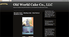 Desktop Screenshot of oldworldcake.blogspot.com