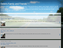 Tablet Screenshot of debbsfamilynfriends.blogspot.com