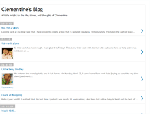 Tablet Screenshot of clementines.blogspot.com
