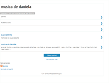 Tablet Screenshot of musicadedaniela.blogspot.com