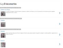 Tablet Screenshot of lydaccesorios.blogspot.com