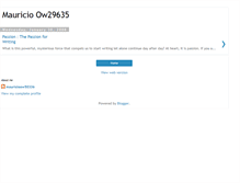 Tablet Screenshot of mauricioow39883.blogspot.com