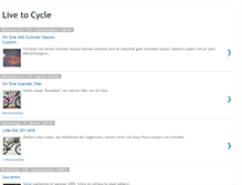 Tablet Screenshot of livetocycle.blogspot.com
