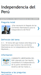 Mobile Screenshot of independenciadelosperuanos.blogspot.com