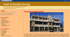 Desktop Screenshot of hoteljemeridiensorong.blogspot.com