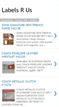Mobile Screenshot of labels-r-us.blogspot.com