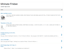 Tablet Screenshot of chsfrisbee.blogspot.com