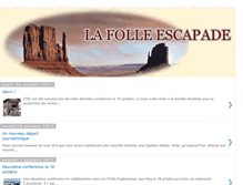 Tablet Screenshot of lafolleescapade.blogspot.com