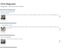 Tablet Screenshot of chrismagnuson.blogspot.com