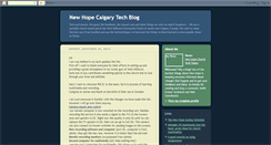 Desktop Screenshot of newhopecalgary-tech.blogspot.com