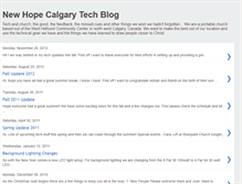 Tablet Screenshot of newhopecalgary-tech.blogspot.com