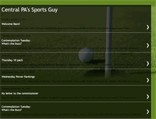 Tablet Screenshot of centralsportsguy.blogspot.com