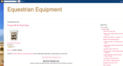 Desktop Screenshot of equestrianequipments.blogspot.com