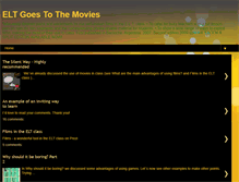 Tablet Screenshot of eltgoestothemovies.blogspot.com