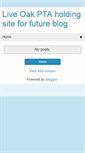 Mobile Screenshot of liveoakpta.blogspot.com