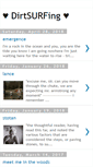 Mobile Screenshot of dirtsurfinagain.blogspot.com