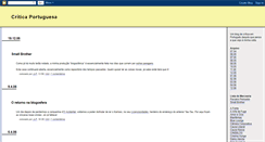 Desktop Screenshot of criticaportuguesa.blogspot.com